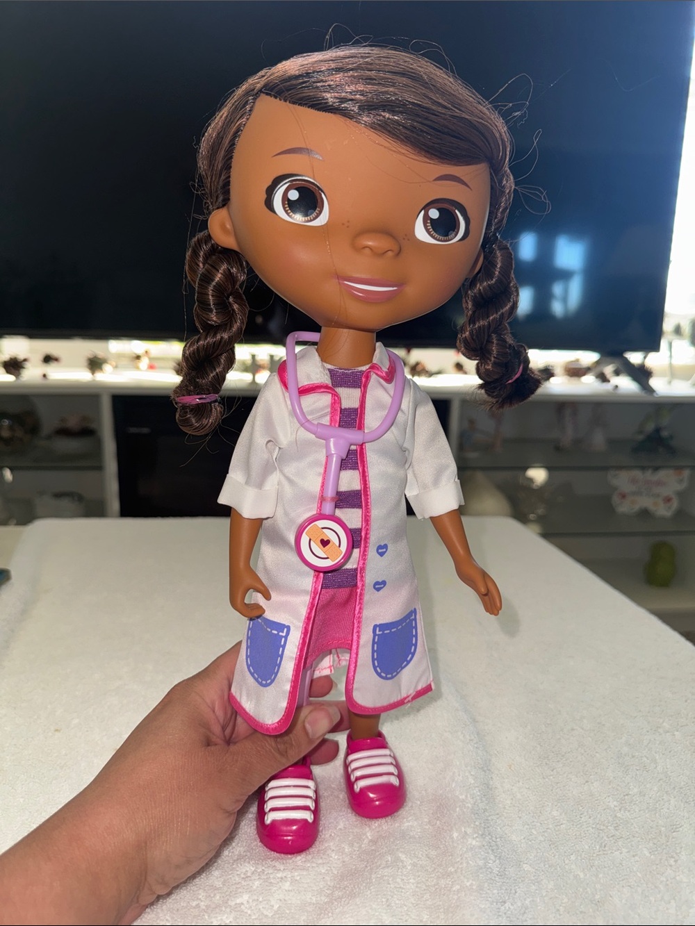 Disney Doc McStuffins Dress-Up Doll in Pink, White and Purple